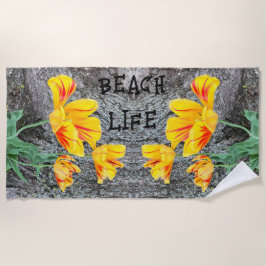 Three Yellow Tulips Sequel / Strandtuch