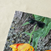 Three Yellow Tulips Sequel / Strandtuch (Beispiel)