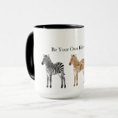 Three Zebras Tasse (Vorderseite Links)
