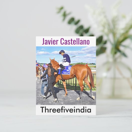 Threefiveindia Postkarte (Stehend Vorderseite)