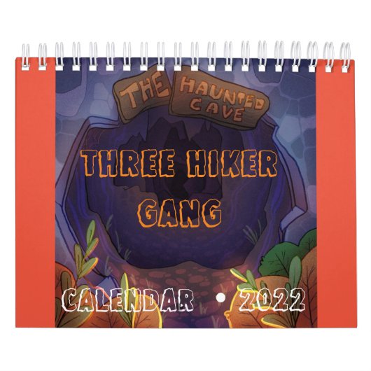 #ThreeHikerGangInTheHauntedCave  Kalender (Titelbild)