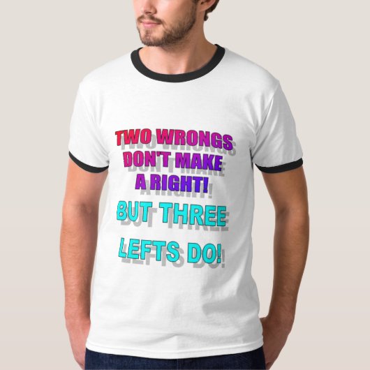 THREELEFTS T-Shirt (Vorderseite)