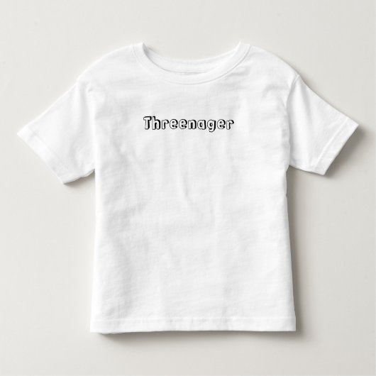 Threenager Kleinkind T-shirt (Vorderseite)