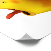 Threepe New Red Yellow Larva auch bekannt als Larv Poster (Ecke)