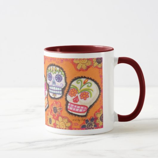 ThreeSugarSkulls Tasse (Rechts)
