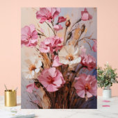 Thrift - Impasto Floral Acrylschild (Hochzeit)