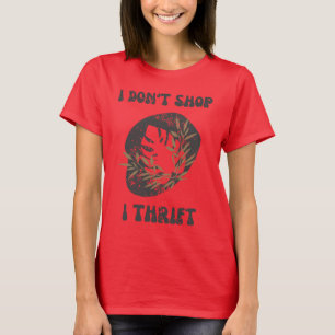 Thrift liebt Vintages Shirt-Design T-Shirt