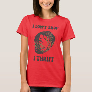 Thrift liebt Vintages Shirt-Design T-Shirt