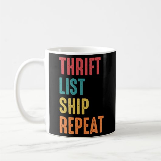 Thrift List Ship Repeat Sourcing Reseller Kaffeetasse (Links)
