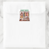 Thrift Queen Quadratischer Aufkleber (Tasche)