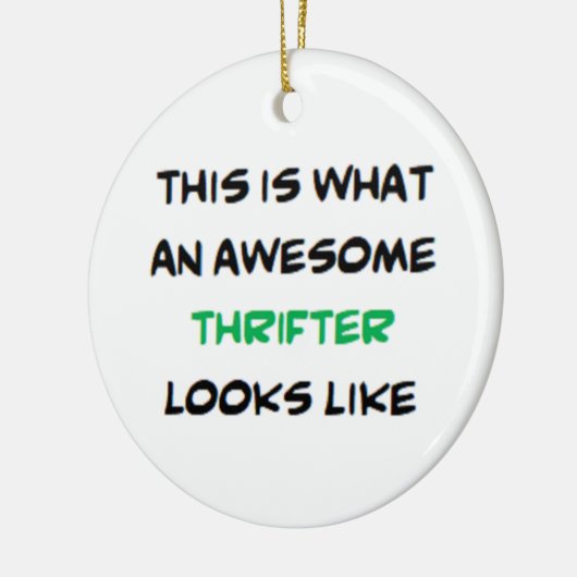 thrifter, awesome keramik ornament (Links)