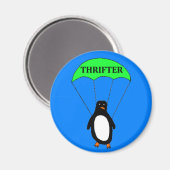 Thrifter Penguin Magnet (Vorderseite/Rückseite)