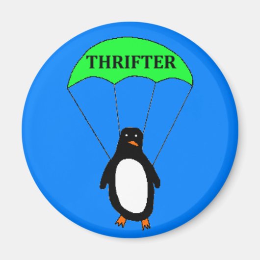 Thrifter Penguin Magnet (Vorne)