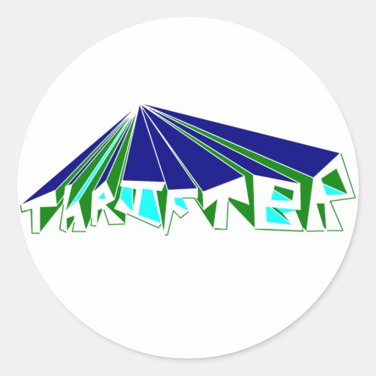 Thrifter Whoosh Sticker (Vorderseite)