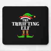 Thrifting Elf Matching Family Group Christmas Part Mousepad (Vorne)