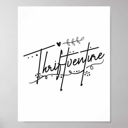 Thriftventure Schnäppchenjagd Poster (Vorne)