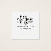 Thrifty Birthday Wish (Rückseite)