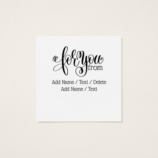 Thrifty Birthday Wish (Rückseite)