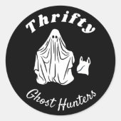 Thrifty Ghost Jäger - Round Stickers (Vorderseite)