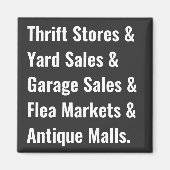 Thrifty List Magnet (Vorne)