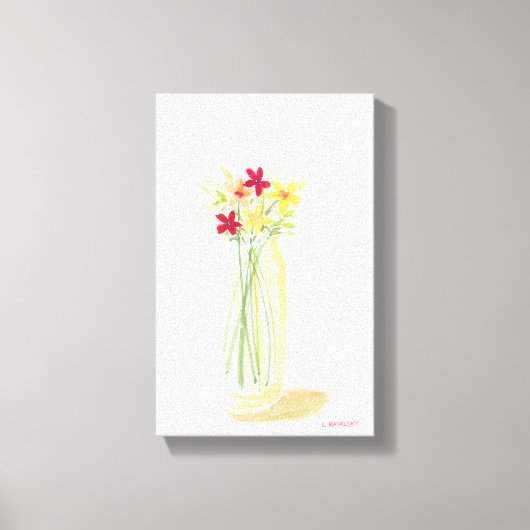 Thrill 2 Originale Wasserfarben-Kunstwerke auf Lei Leinwanddruck (Vorderseite)