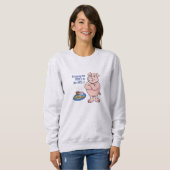 "Thrill Grill" Sweatshirt, in Rosa für Frauen Sweatshirt (Vorne ganz)