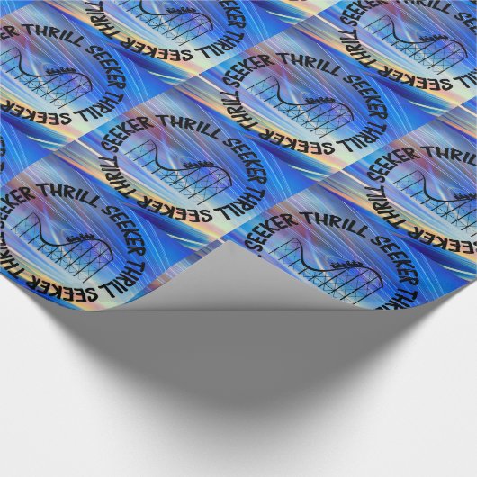 THRILL SEEKER ROLLER UNTERSETZER GESCHENKPAPIER (Ecke)