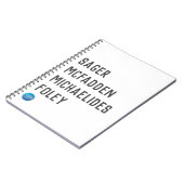 Thriller Authors T - Shirt Notizblock (Linke Seite)