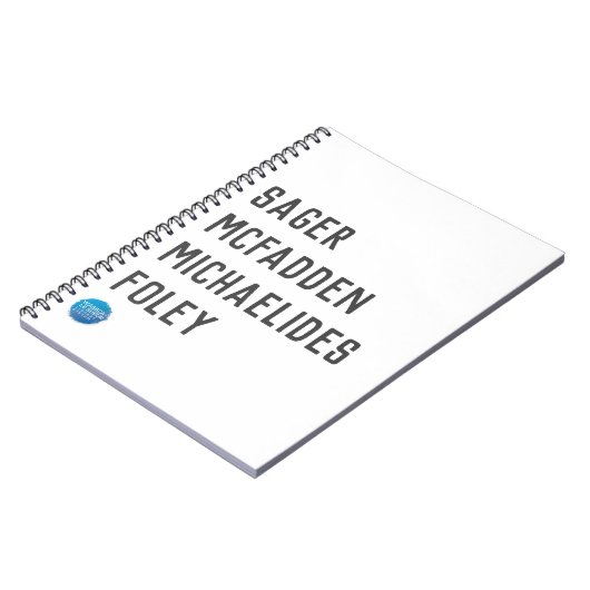 Thriller Authors T - Shirt Notizblock (Linke Seite)