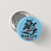 Thriller für den Buchclub Button (Vorne & Hinten)
