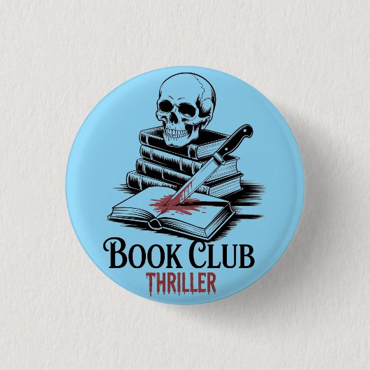 Thriller für den Buchclub Button (Vorderseite)