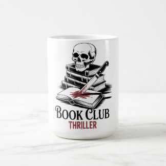 Thriller für den Buchclub Kaffeetasse