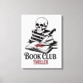 Thriller für den Buchclub Leinwanddruck