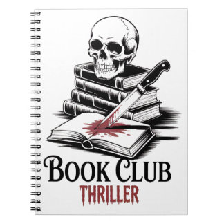 Thriller für den Buchclub Notizblock