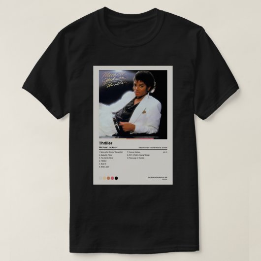 Thriller Jackson Poster T-Shirt (Design vorne)