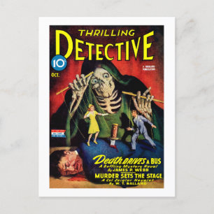 Thrilling Detective (Okt, 1943) Postkarte