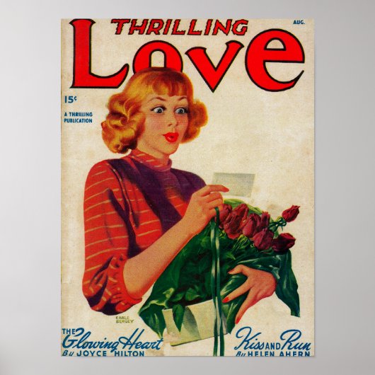Thrilling Liebe Magazine Cover Poster (Vorne)