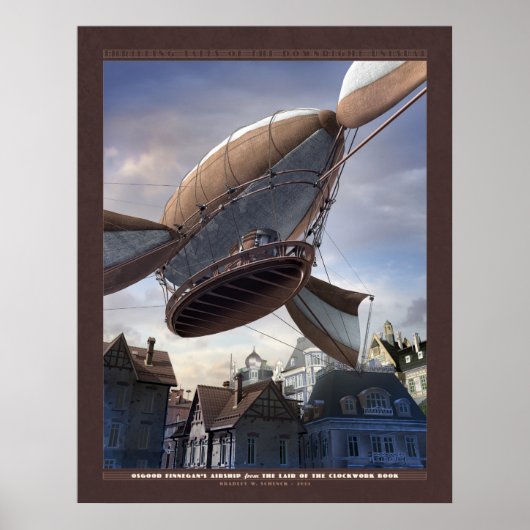 Thrilling Tales: Finnegan's Airship (22x28") Poster (Vorne)