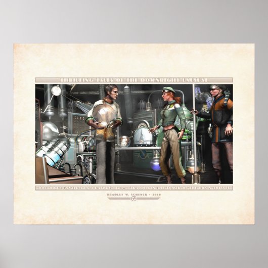 Thrilling Tales:Rognvald's Laboratory (24x18") Poster (Vorne)