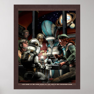 Thrilling Tales: Späte Nacht am Diner (22x28") Poster