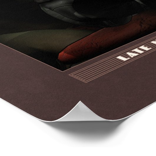 Thrilling Tales: Späte Nacht am Diner (22x28") Poster (Ecke)