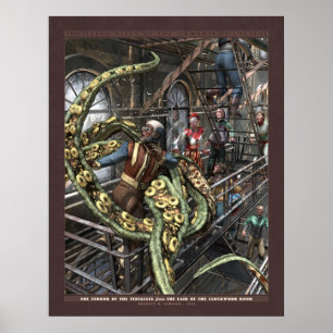 Thrilling Tales: Terror der Tentakel (22x28") Poster