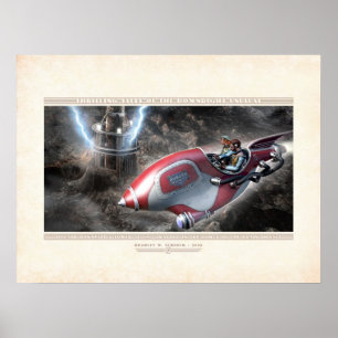 Thrilling Tales: Turm des Doktor Rognvald (24x18") Poster