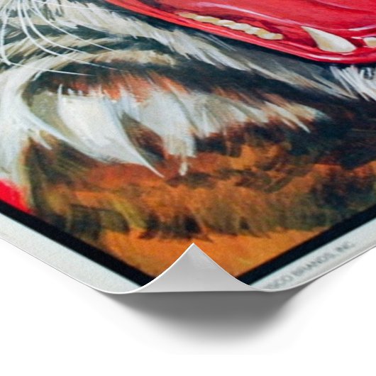 Thrilling Tiger Poster (Ecke)