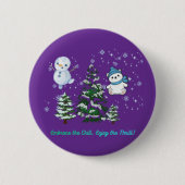 Thrilling winter royal purple button (Vorderseite)