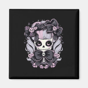 Thrills Halloween-Skull-Artwork Magnet