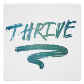 Thrive Brush Digitale Kunst Poster (Vorderseite)