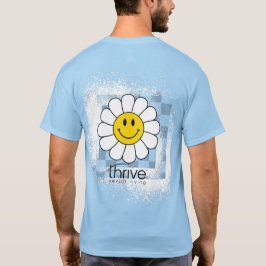 Thrive Daisy Checkered TShirt