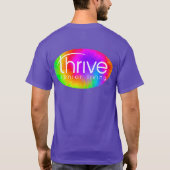 Thrive Gefärbte Krawatte Logo TShirt (Rückseite)