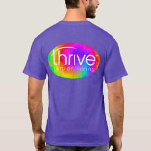 Thrive Gefärbte Krawatte Logo TShirt